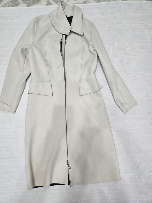 Плащ, искусственная замша