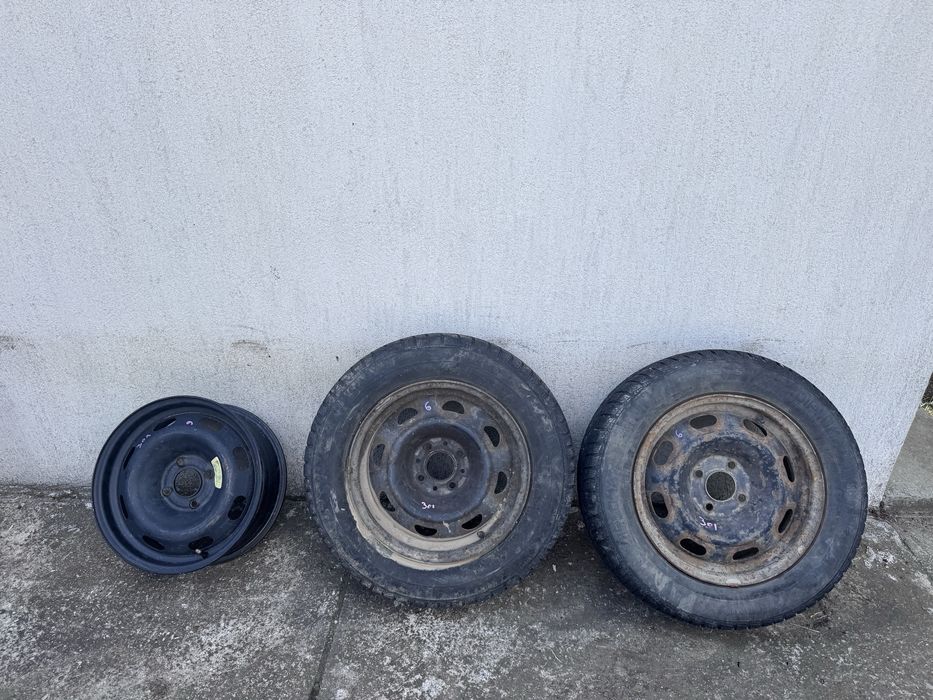 Set 4 jante tabla otel R15 4X100 Peugeot 301 Citroen C-Elysee