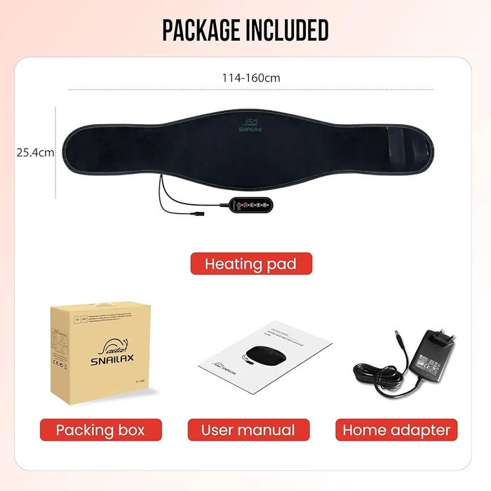 Масажен колан/ пояс с нагряване и вибрация за болки в гърба и кръста