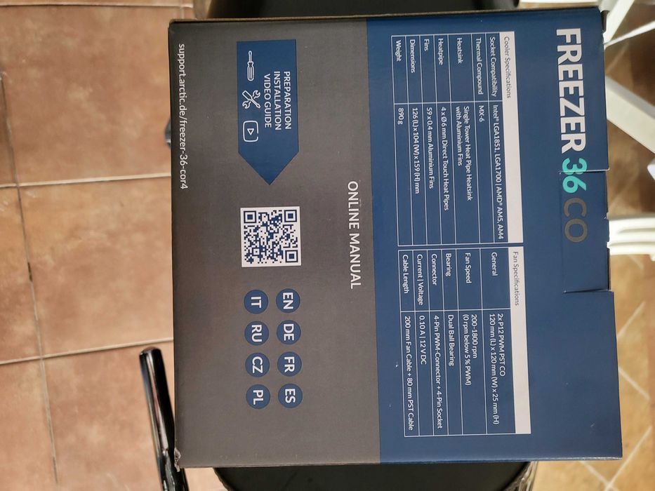 Cooler ARCTIC Freezer 36 CO (ACFRE00122A) Nou