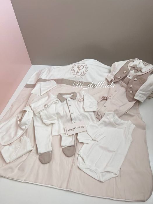 Одежда на выписку для мальчика Pugi baby