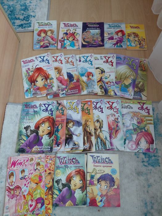 Уич и Уинкс списания и книги