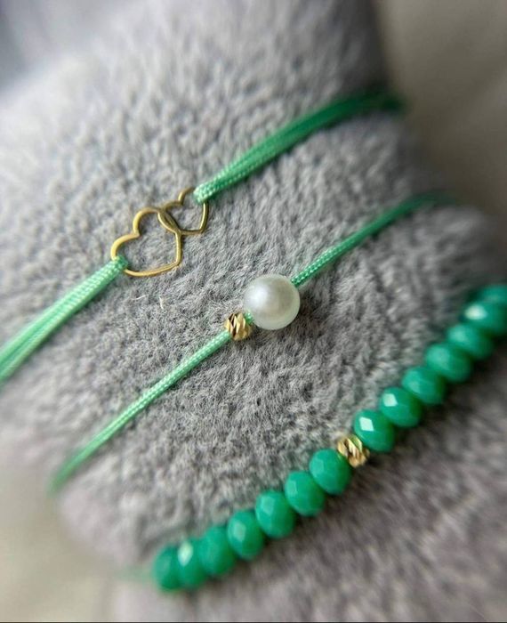 Set 3 brățări cu aur 14k