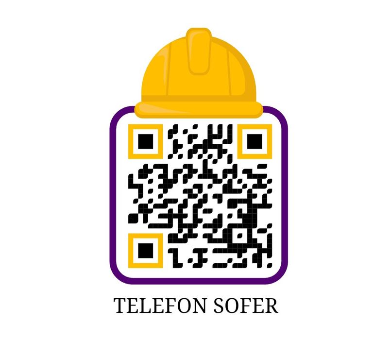 Codul este un sticker autocolant de înaltă calitate pe care îl lipești