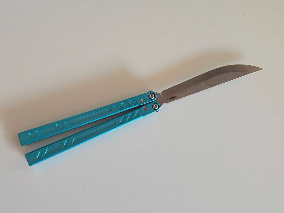 Baliplus Barebones Balisong (Tanto) – Пеперуда, Циан