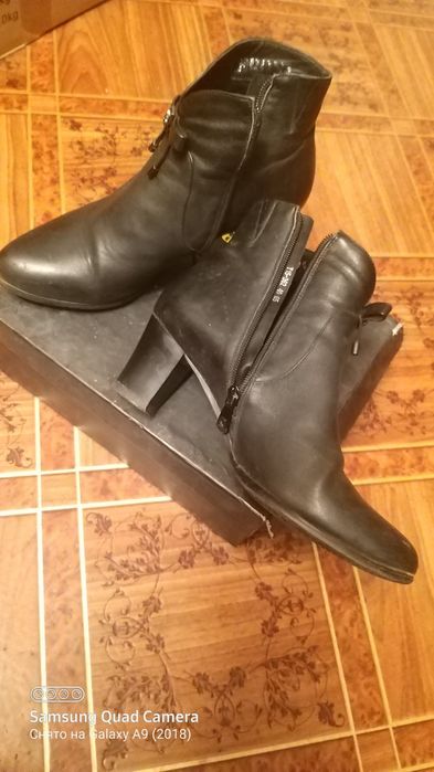 Ботильоны кожаные 39р