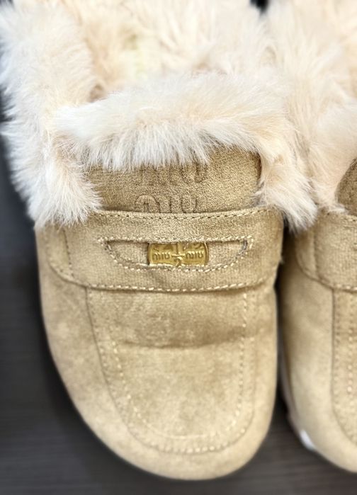 Miu Miu Suede Mules – дамски велурени мюли (размер 40)