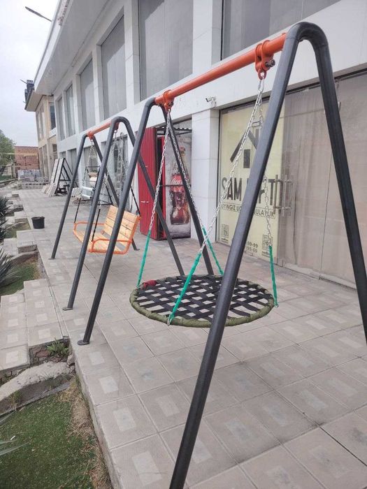 Качели гнездо усиленные | металлические | для двора и сада