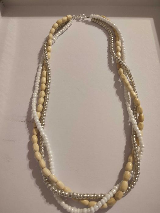 Colier și set mărgele handmade