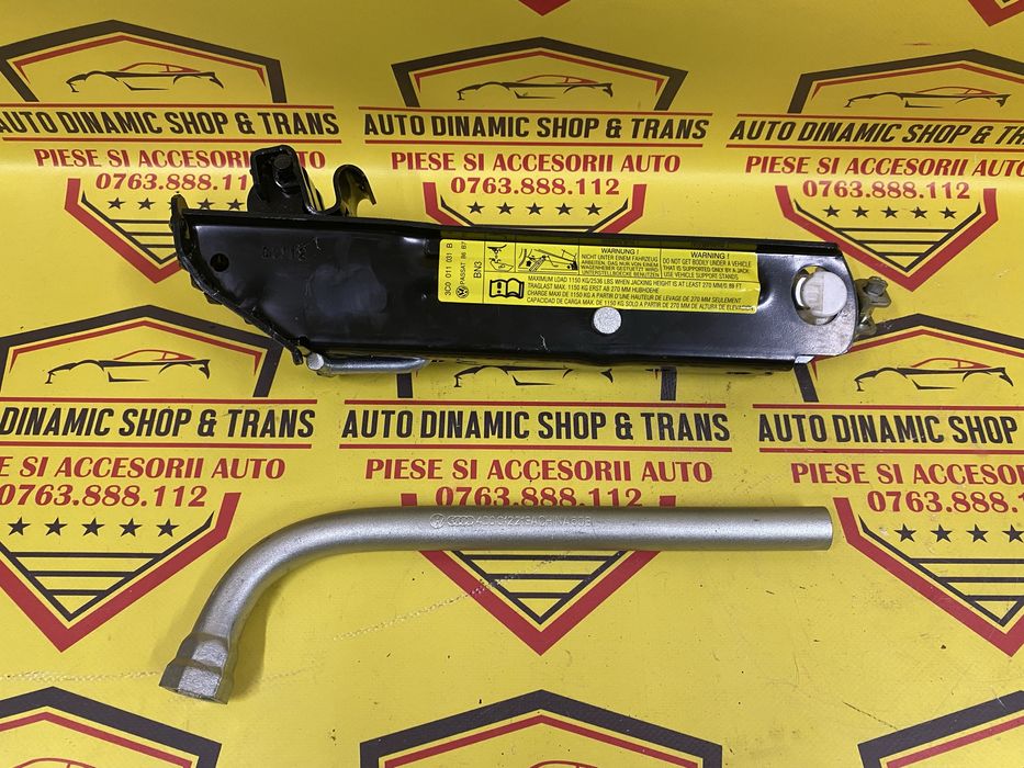 Cric auto original Skoda Superb VW Passat B6 B7 + cheie prezoane