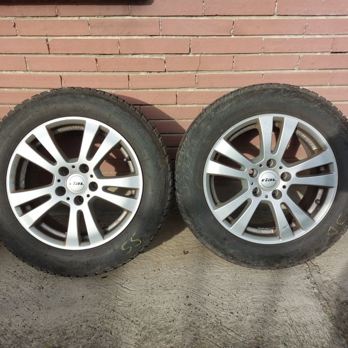 Jante Rial 16" Mercedes 5x112+ anvelope iarnă M+S 205 60 16