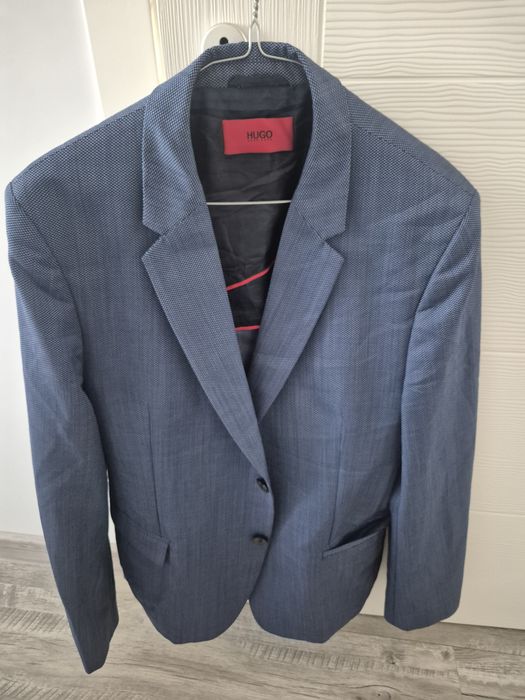 Sacou Hugo Boss, albastru, nou, mărimea 52 ( M/L)L