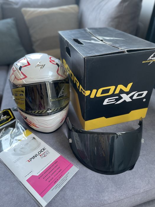 НОВА Дамска мото каска Scorpion Exo 2000 Evo Air Ipsum размер S 56см