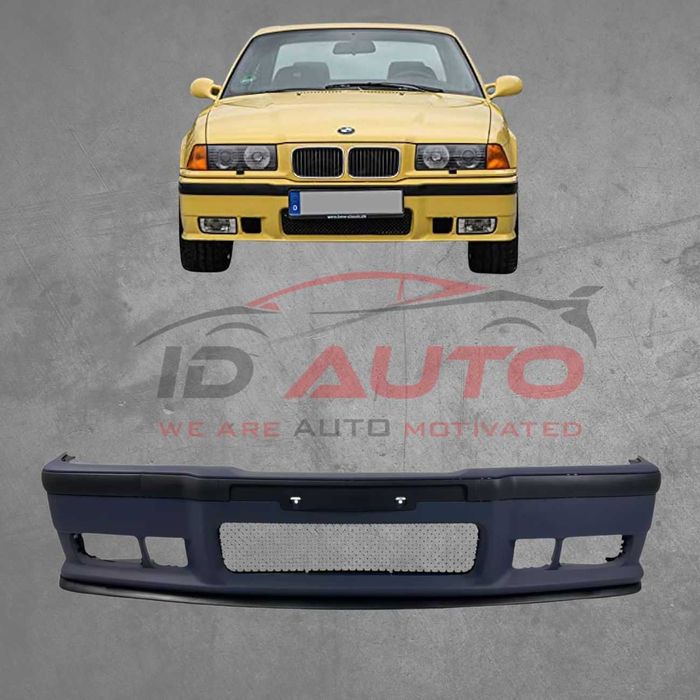 Предна М броня BMW E36 – M3 стил, грундирана, бмв е36 тунинг м3