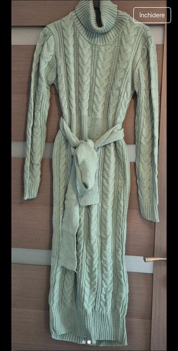 Rochita tricotata verde fistic