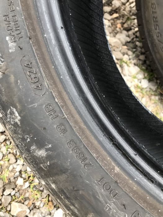 Летни гуми 2бр.215/55R18,Като НОВИ