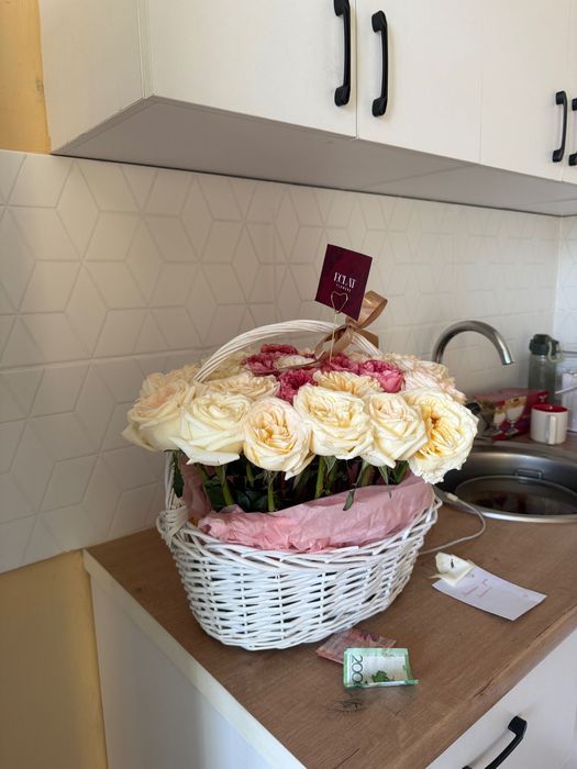 Свежие букеты роз