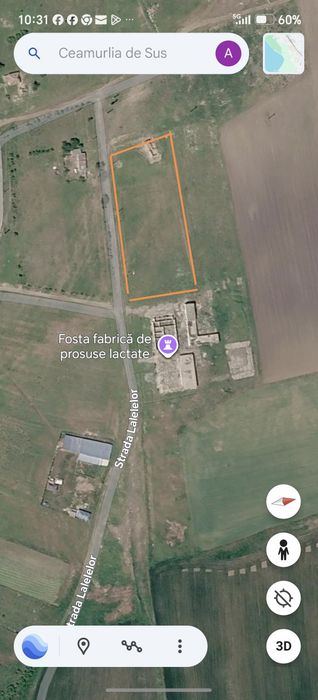 Vând teren intravilan 4800 mp, Ceamurlia de sus