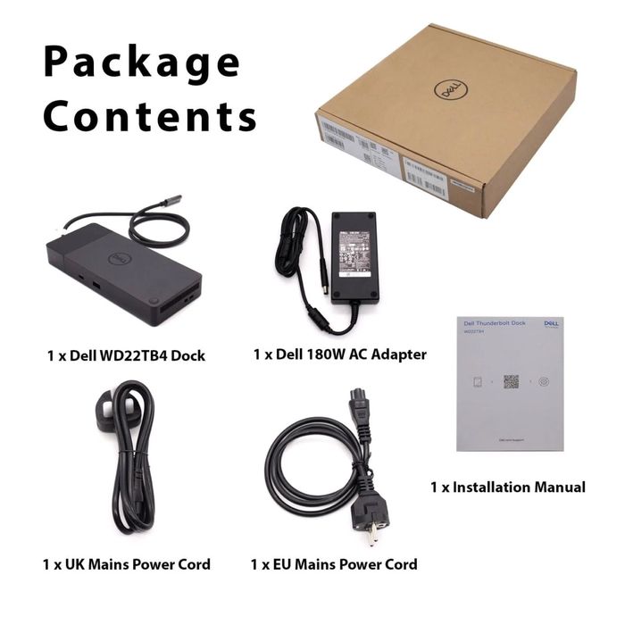 Докинг станция Dell WD22TB4 (Thunderbolt 4)