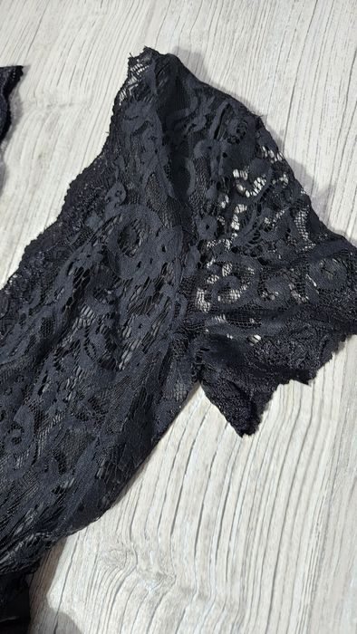Черна рокля с дантела- S  размер