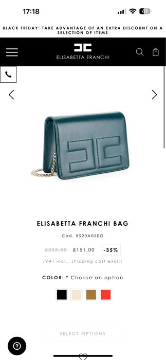 Чанта Elisabetta Franchi