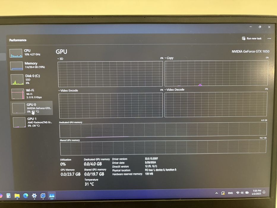 Laptop Gaming ASUS ROG Zephyrus – Ryzen 7 / GTX 1650 / 40GB RAM / SSD 1TB