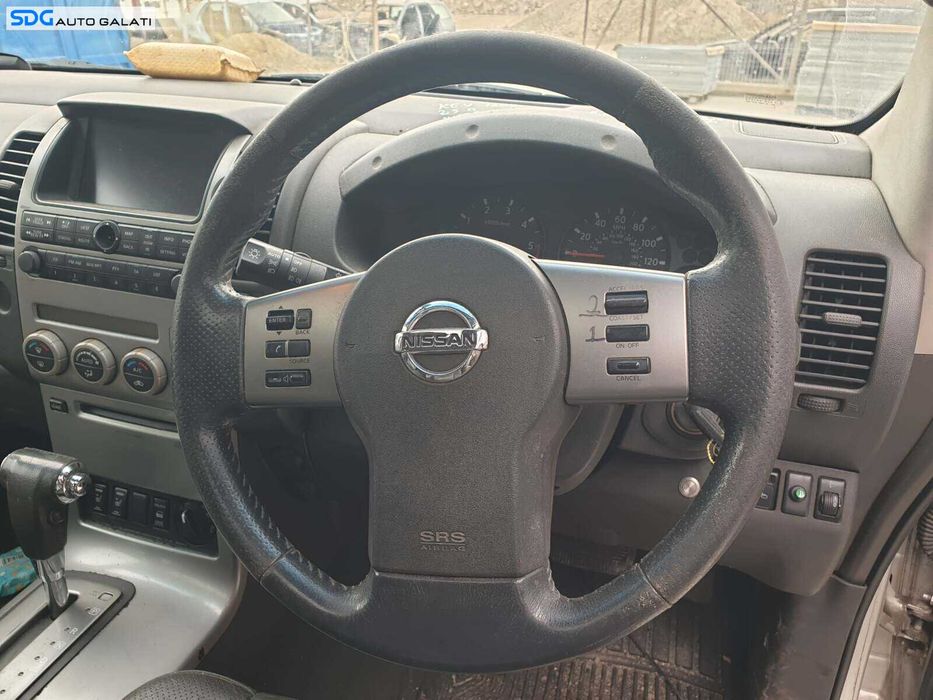 Volan Piele 3 Spite cu Comenzi FARA Airbag Nissan Navara D40 2005 - 2015 [Q2585]
