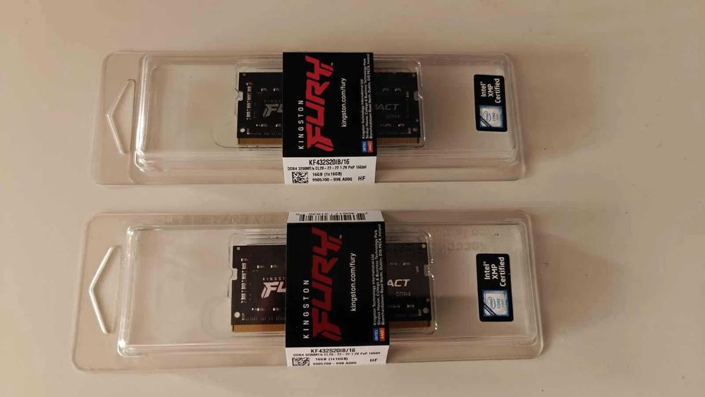 Kit 32GB DDR4 3200MHz Memorie Laptop Kingston FURY Impact Sigilat Nou