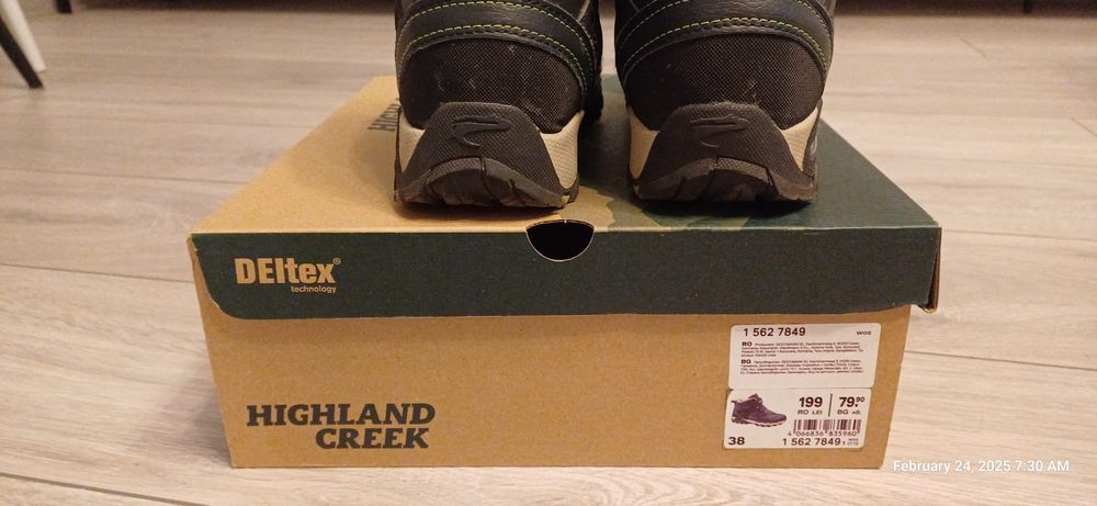 Bocanci nr 38 Deichmann Highland Creek stare foarte buna