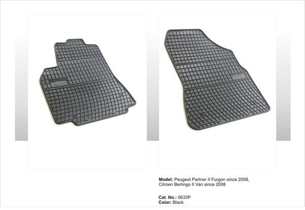 Covoare cauciuc CITROEN BERLINGO II - VAN 2008->