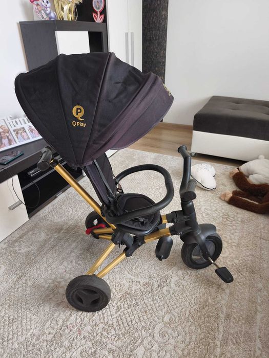 Vând Tricicleta ultrapliabila Qplay Nova Rubber, Gold