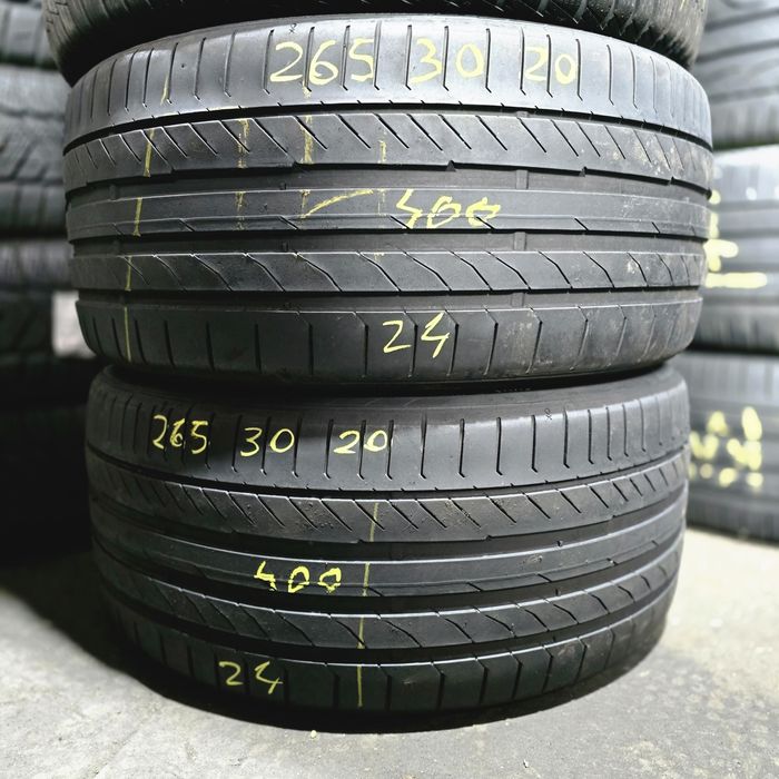 2x 265/30/20 VARA CONTINENTAL 2024 Stare excelentă