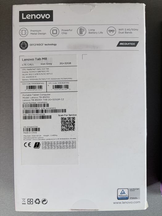 Tableta Lenovo Tab M8 hd LTE