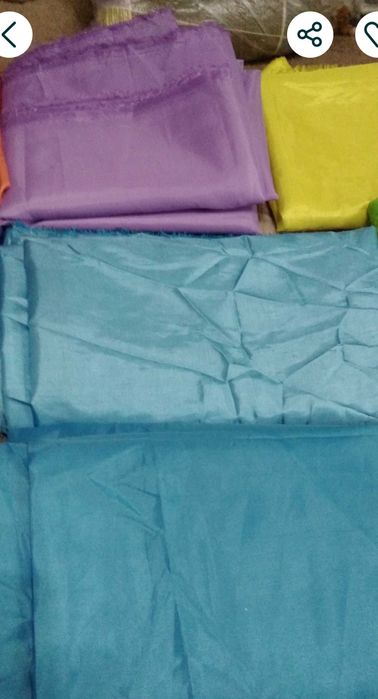 Отрезы тканей б/у