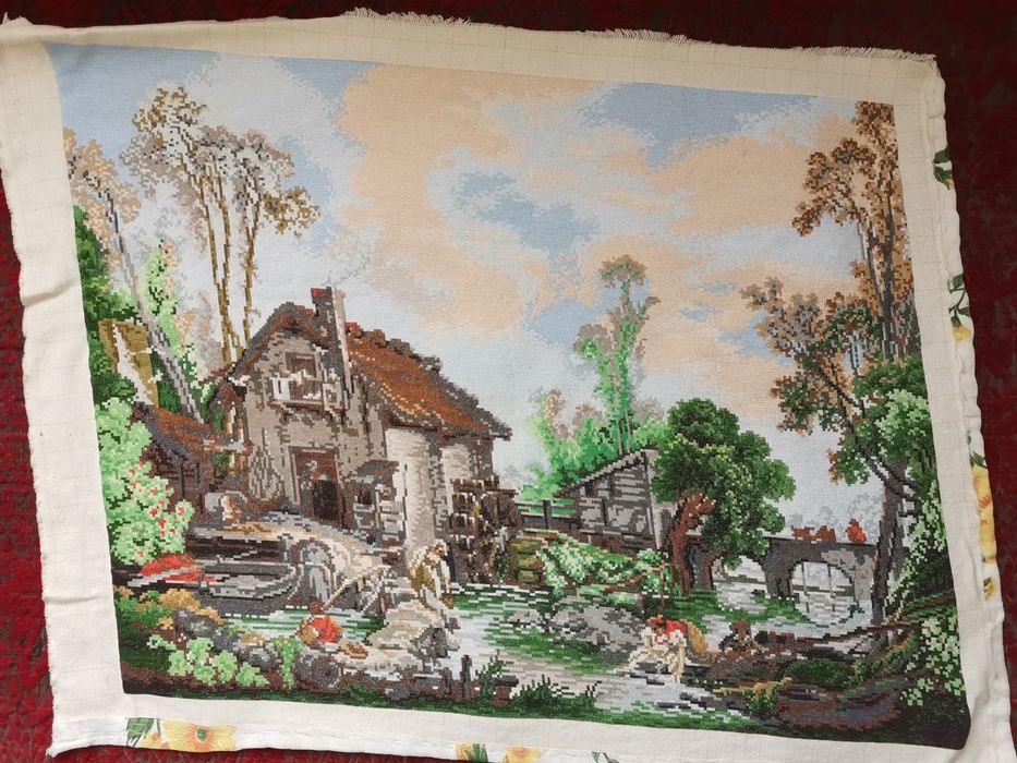 Воденицата на Буше и Пътят към църквата.Красиви гоблени