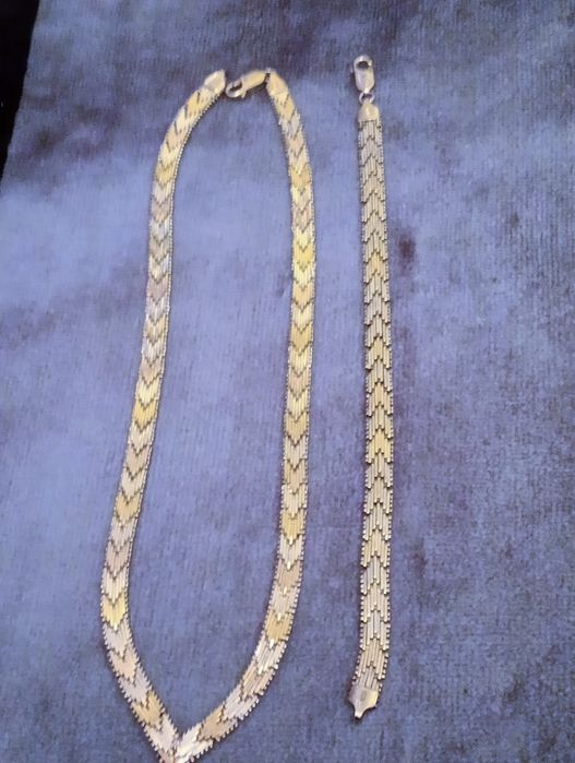 Серебренный комплект