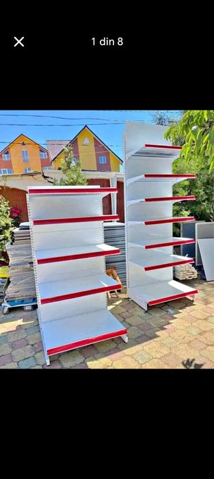 Vând rafturi metalice