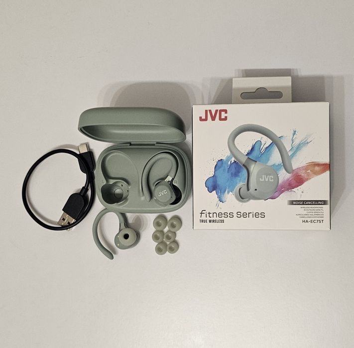 Vand casti True Wireless ANC JVC HA-EC75T-G-U Green  6/29 ore