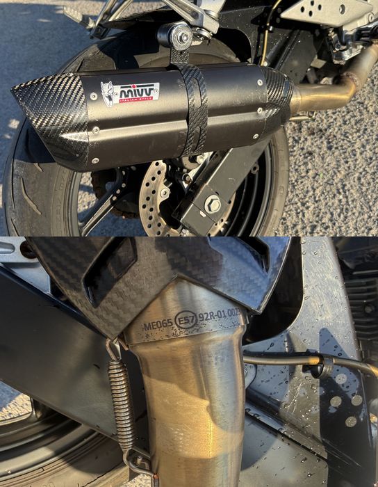 Мотор Kawasaki Z750 с оригинален ауспух MIVV