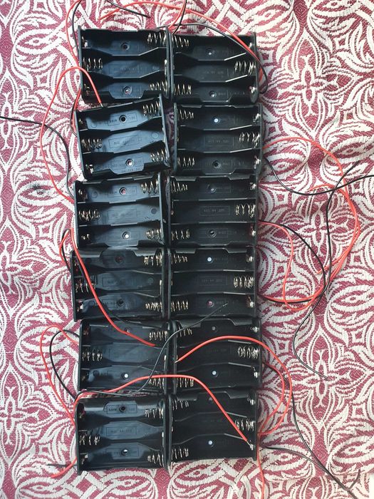 Държач за батерии, ААA x 3