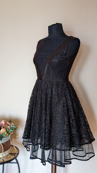 Rochie de ocazie neagră scurtă