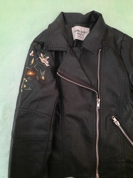 Куртка на девочку эко-кожа