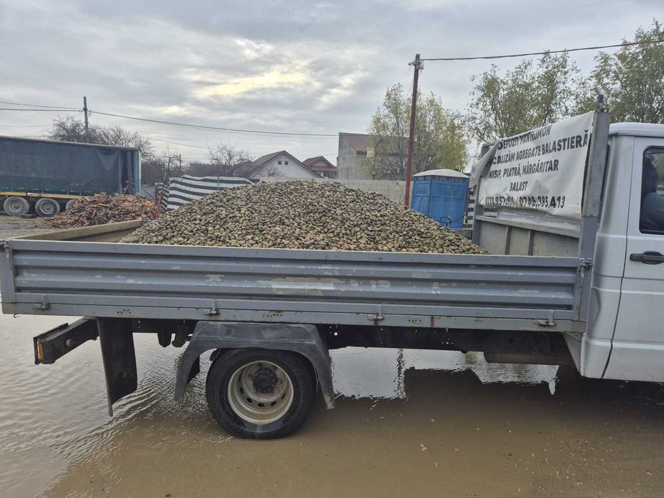 Comercializam Nisip Piatra Margaritar Balastru -Piatra 4/8