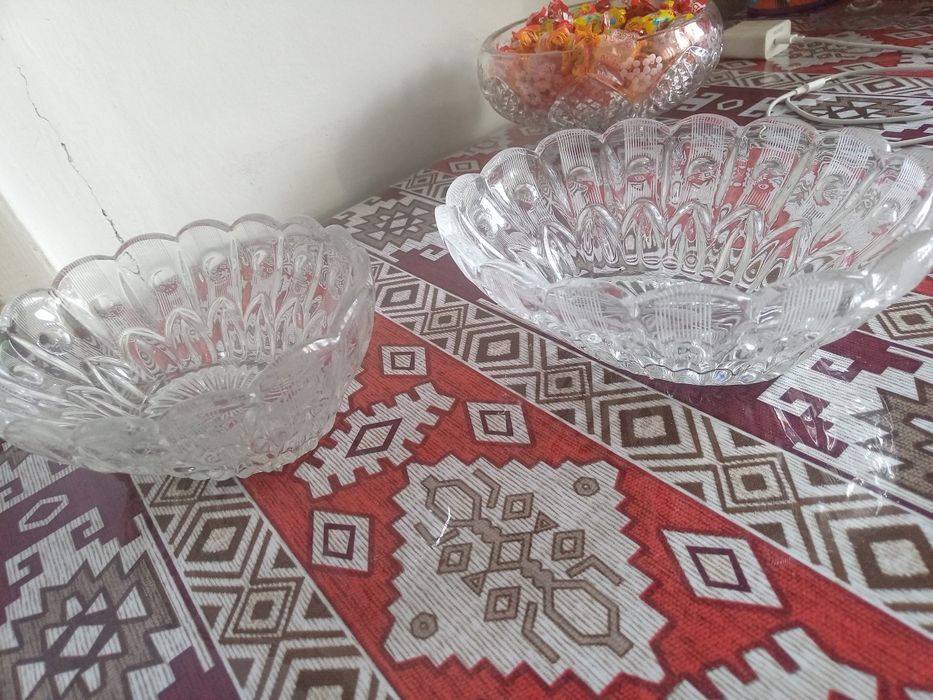 Хрустальные  вазы ,большие СССР