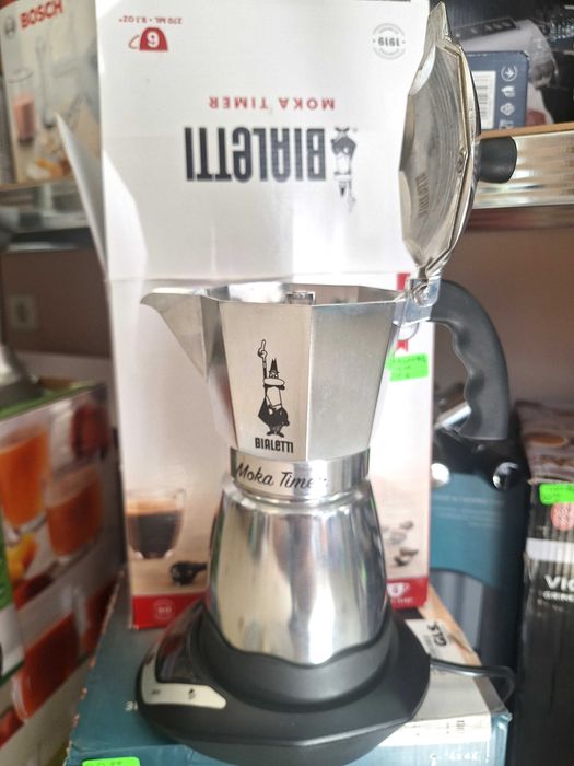 Bialetti Moka Timer 6 чаши / 270 мл – електрическа кафеварка с таймер