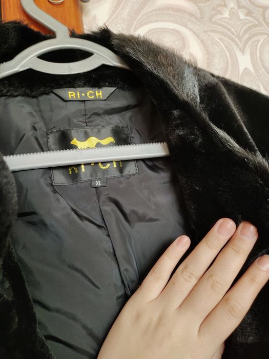 Шуба мех новая размер хл маломерка