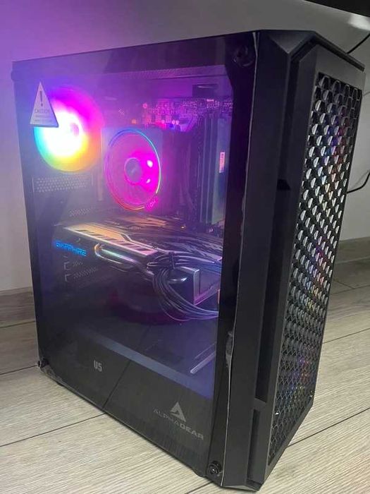 Carcasa ALPHAGEAR Runesmith Black 4 ventilatoare RGB