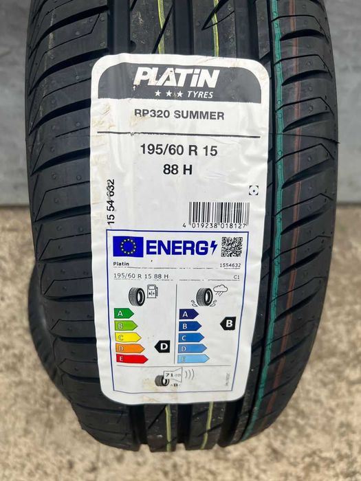 195/60/15 Летни гуми PLATIN 195/60 R15 88V  made in GERMANY! 1956015