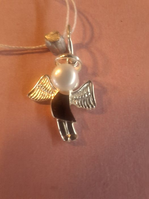 Подвес  Ангел сребърен