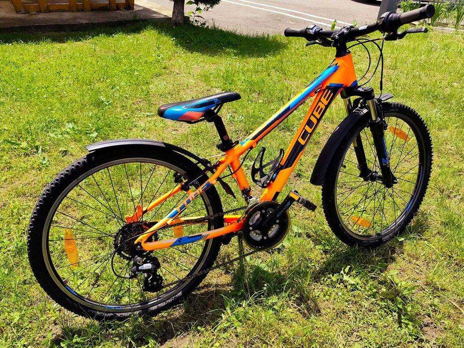 Bicicleta copii MTB Cube Kids Race 240, 21 viteze, 24"/ ALU
